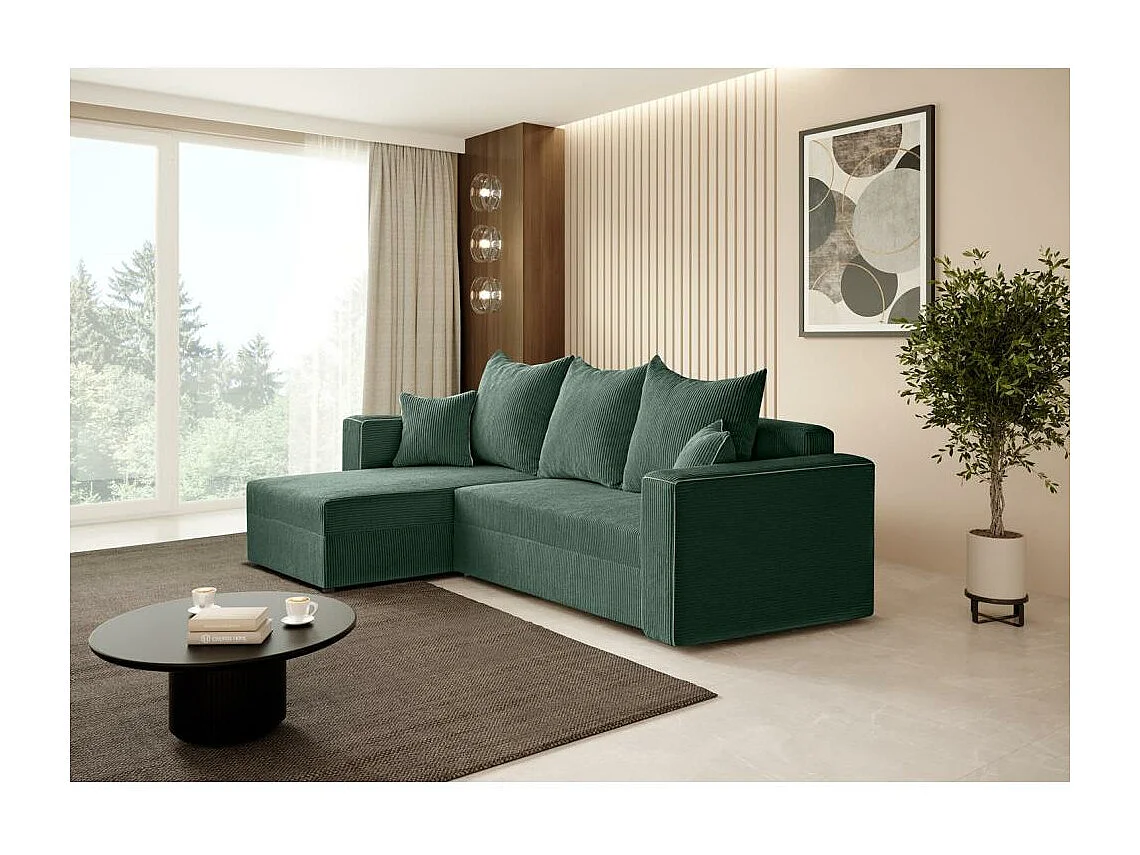 ECKSCHLAFSOFA Hamlet L Grün