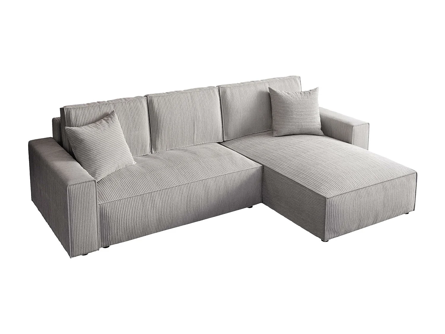 Slaapbank Parys met slaapfunctie lichtgrijs