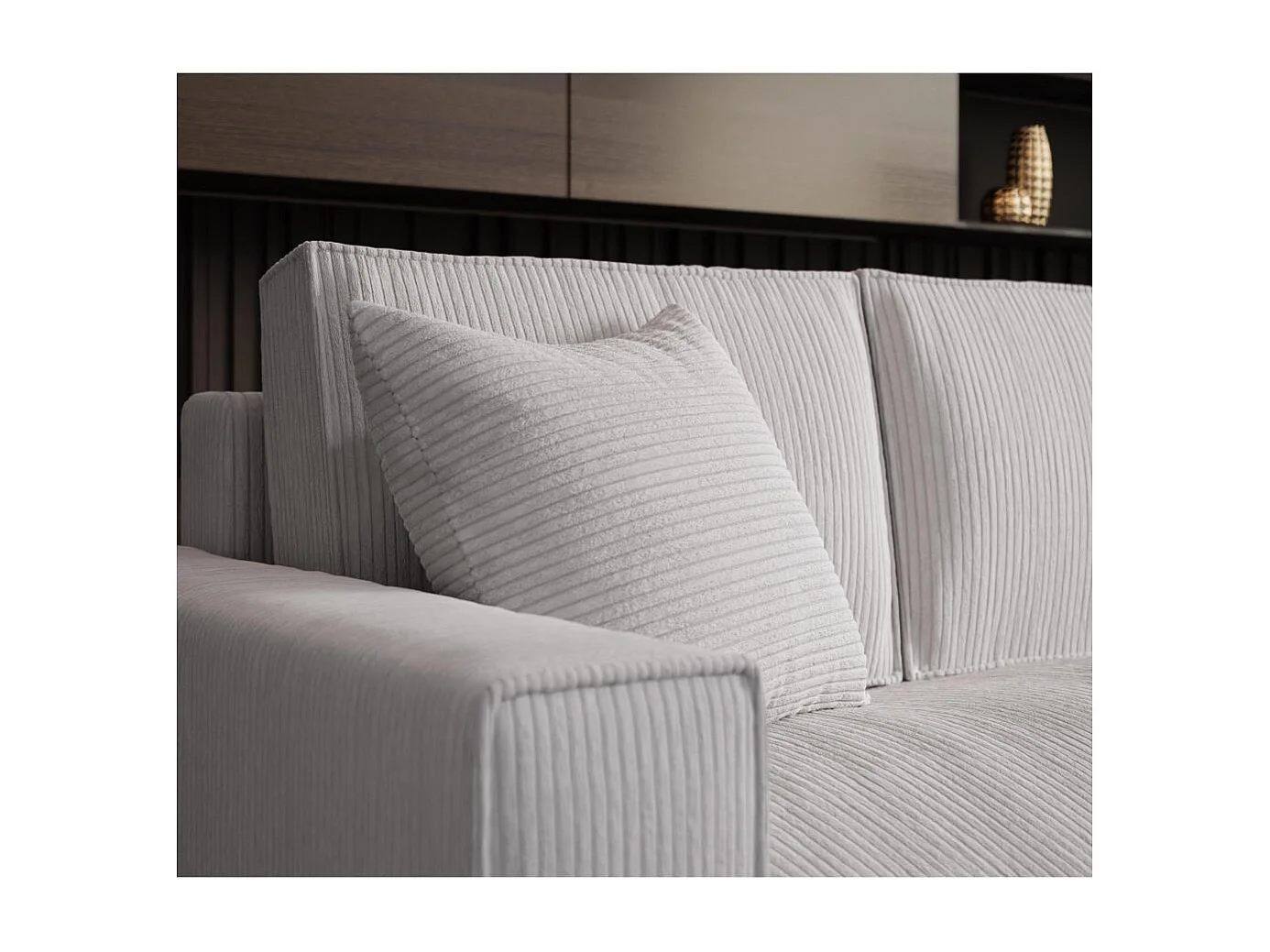 Slaapbank Parys met slaapfunctie lichtgrijs