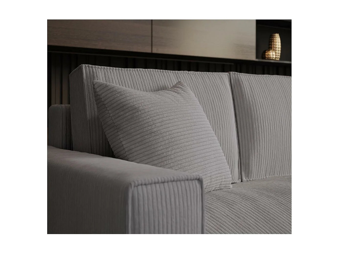 SCHLAFSOFA Parys l mit Schlafflnktion grau