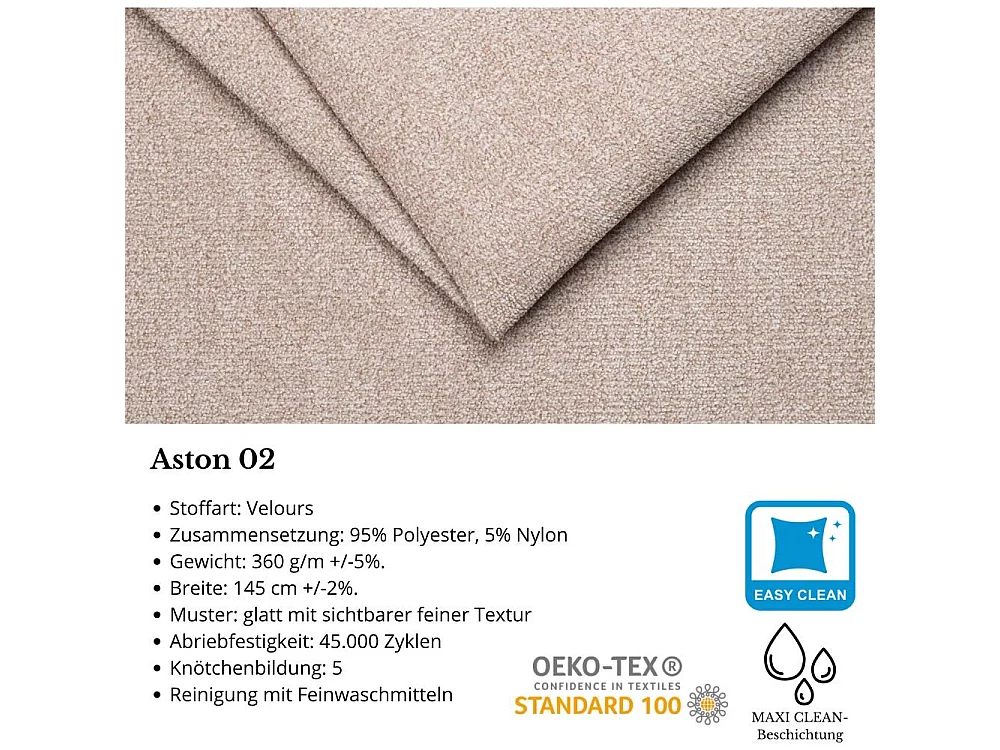 SCHLAFSOFA Draco L mit Schlaffunktion links beige