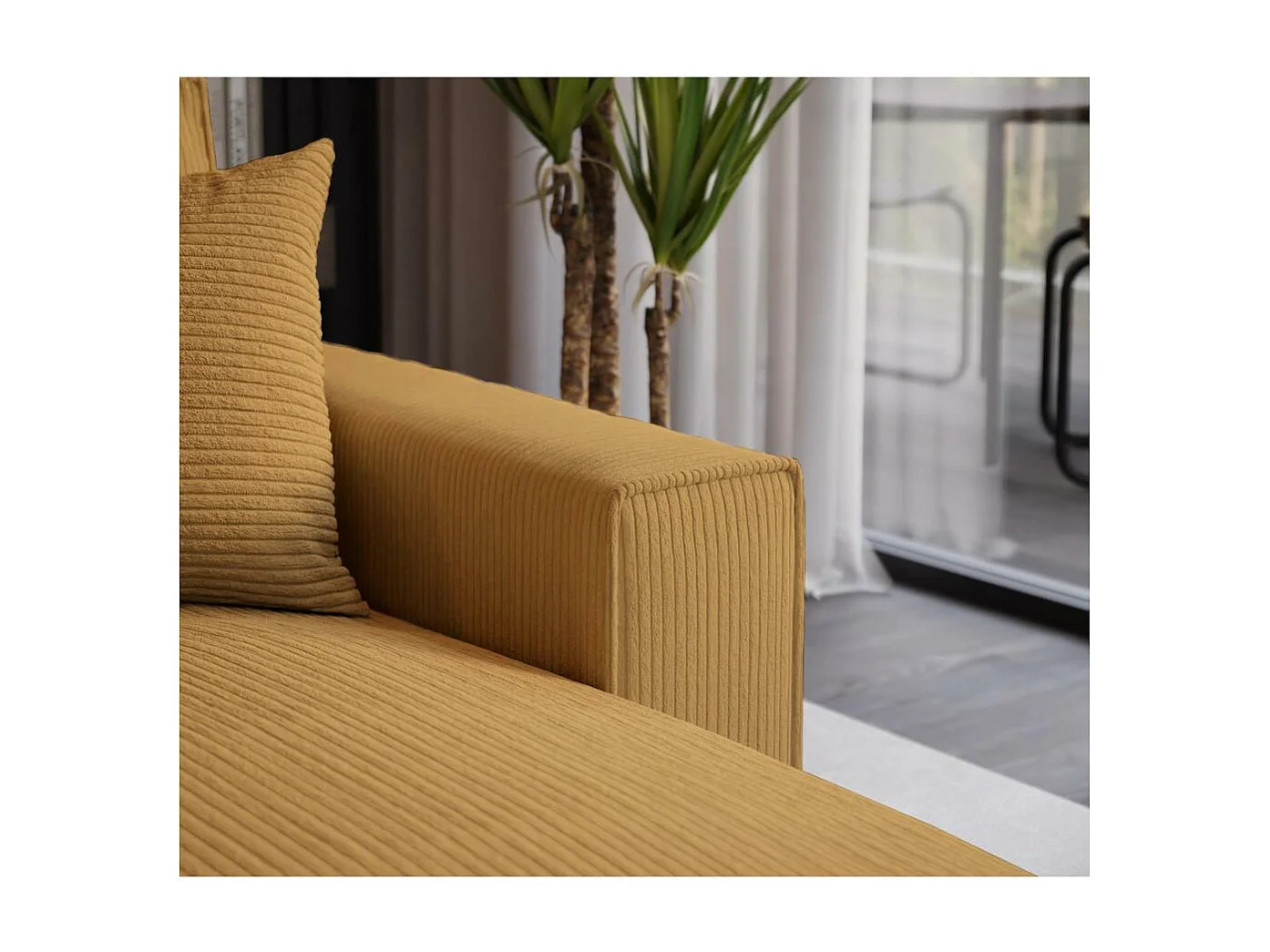 ECKSOFA Parys L Gelb