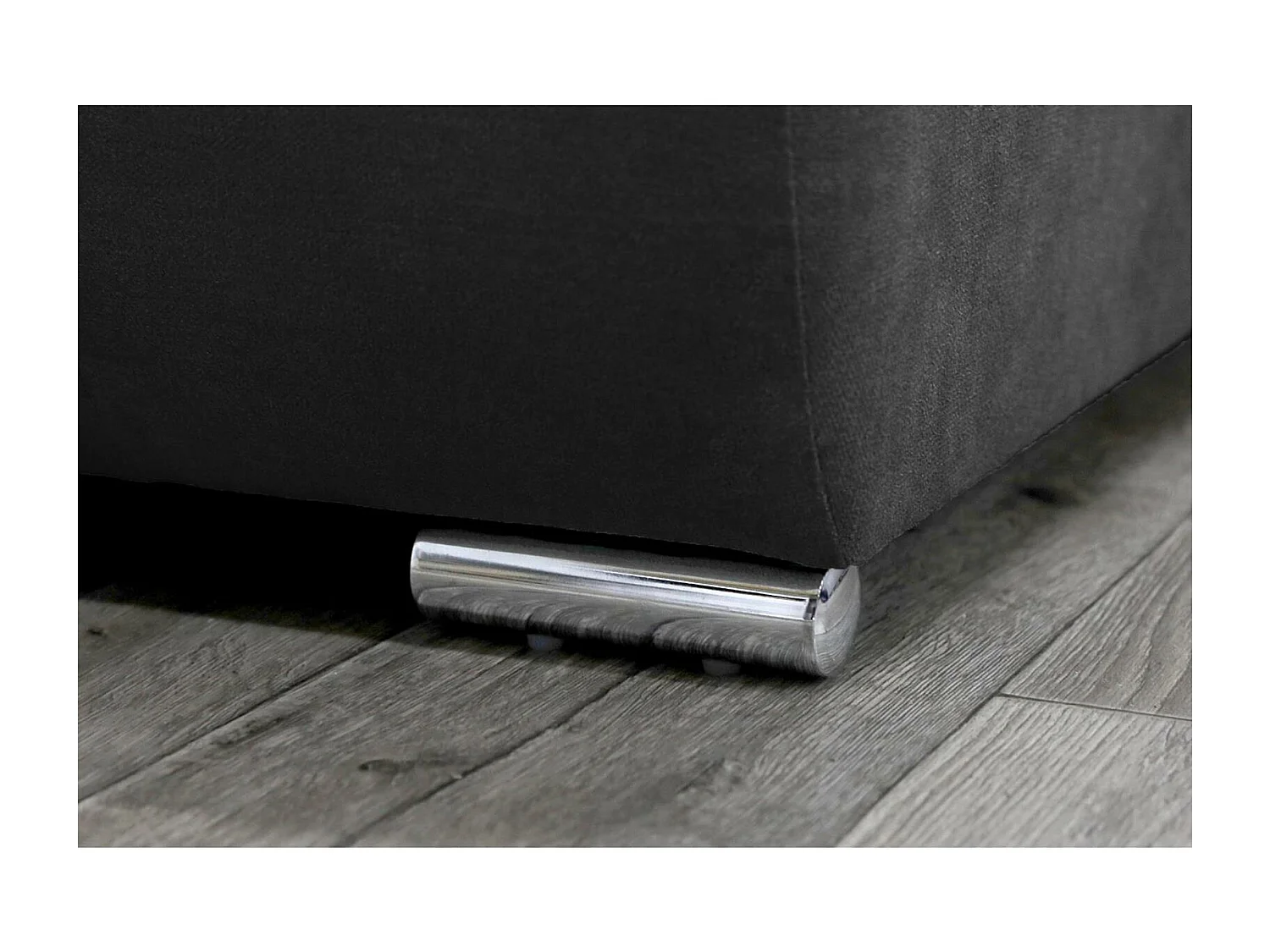 CANAPE LIT Draco L avec fonction sommeil à gauche anthracite