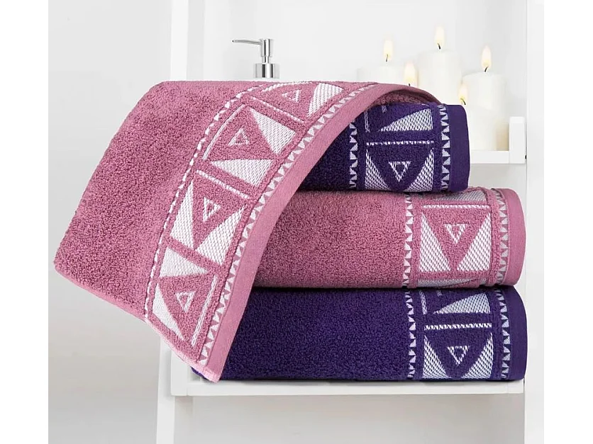 Ręcznik Greno Yolo 50x90 Indygo Fiolet 450g/m2 Premium