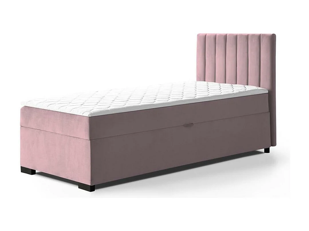 POLSTERBED Eric 94/207/105 roze