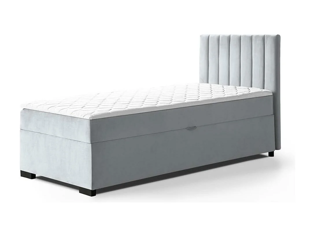 BED Eric 94/207/105 lichtgrijs