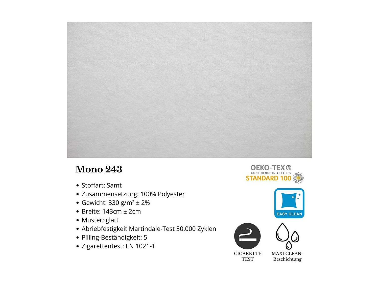 BED Eric 94/207/105 lichtgrijs