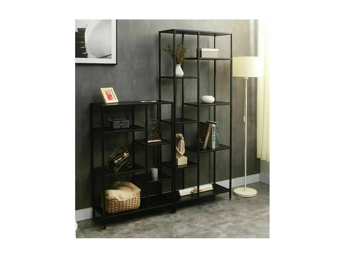 Regał na książki COSTA B czarny