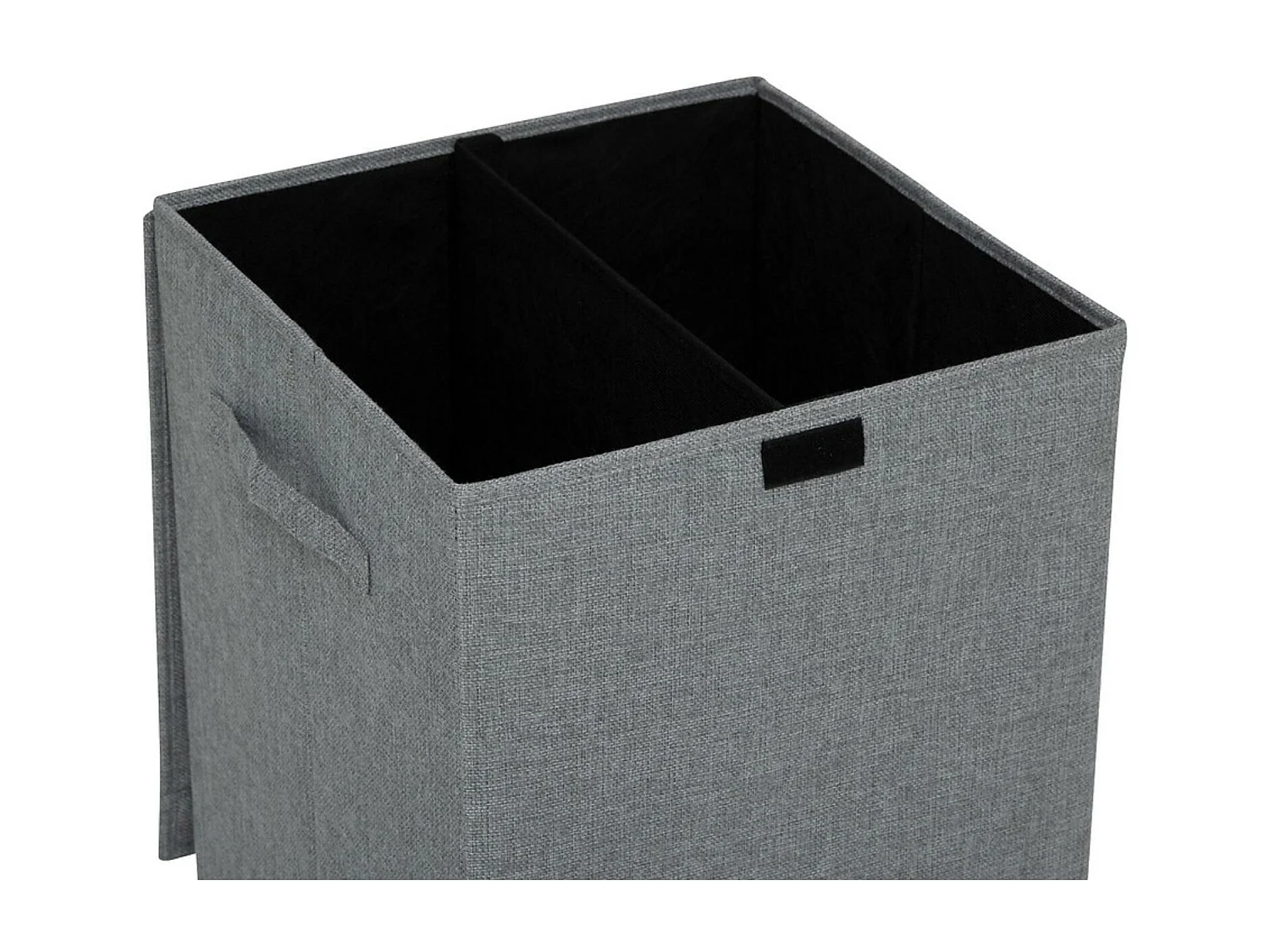 Panier à Linge Avec Séparateur "Colors" 74L Gris Béton