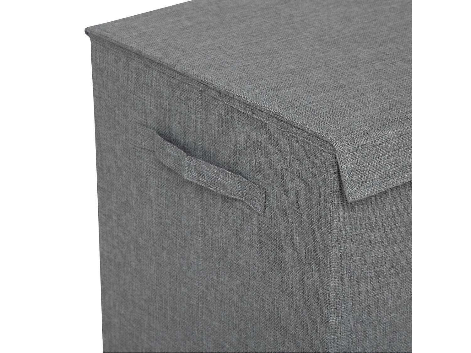 Panier à Linge Avec Séparateur "Colors" 74L Gris Béton