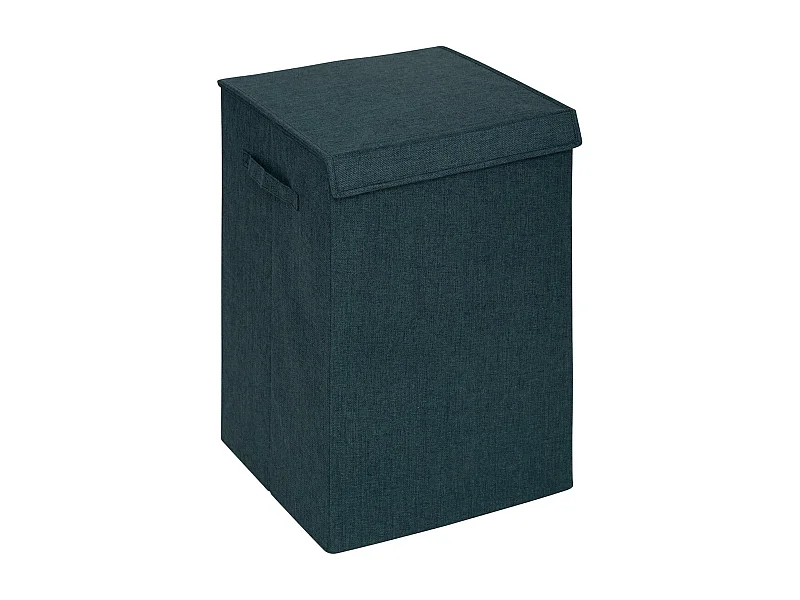 Panier à Linge Avec Séparateur "Colors" 74L Bleu Pétrole