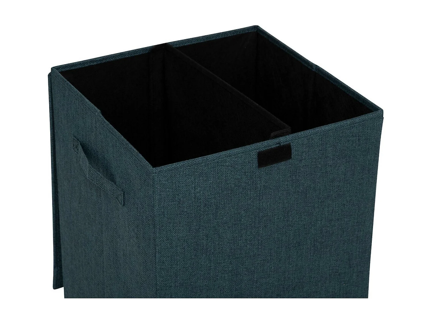 Panier à Linge Avec Séparateur "Colors" 74L Bleu Pétrole