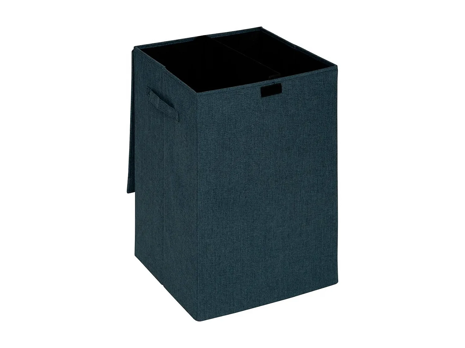 Panier à Linge Avec Séparateur "Colors" 74L Bleu Pétrole