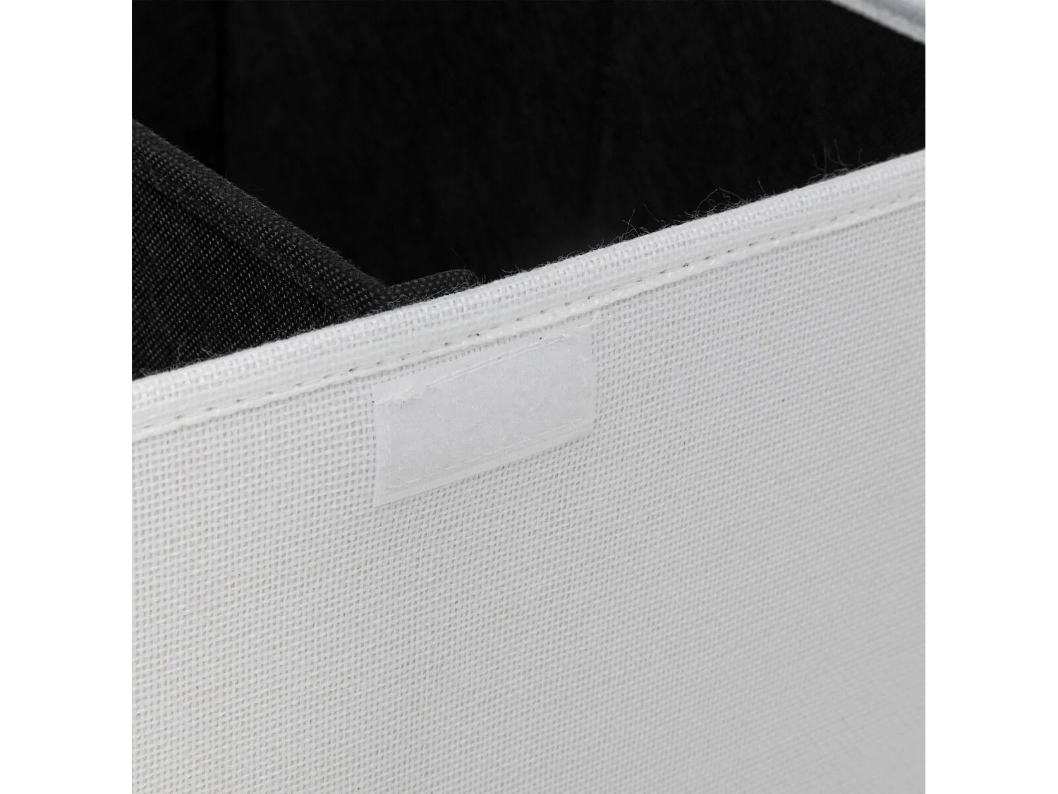 Panier à Linge Avec Séparateur "Colors" 74L Blanc