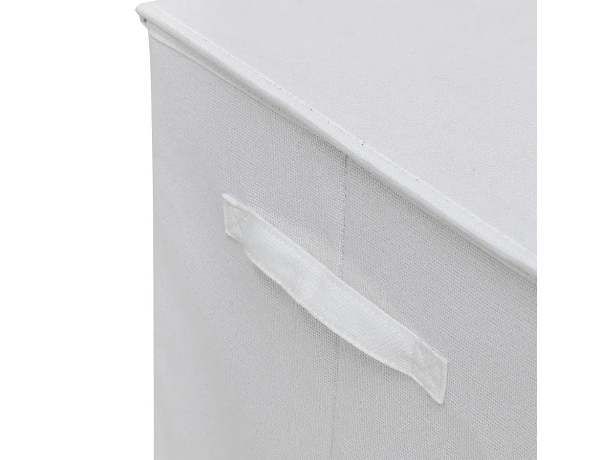 Panier à Linge Avec Séparateur "Colors" 74L Blanc