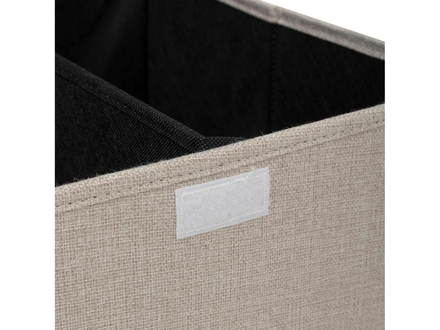 Panier à Linge Avec Séparateur "Colors" 74L Beige Lin