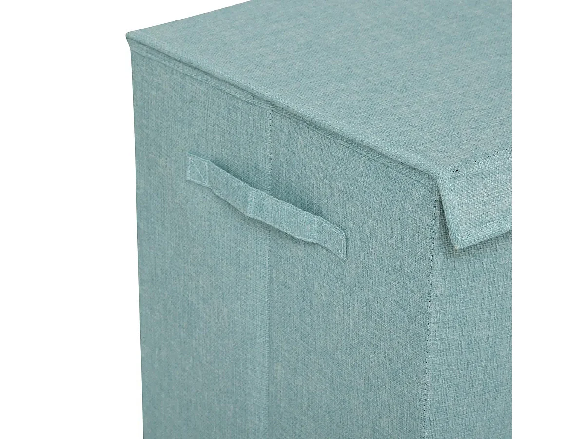 Panier à Linge Avec Séparateur "Colors" 74L Bleu Artic