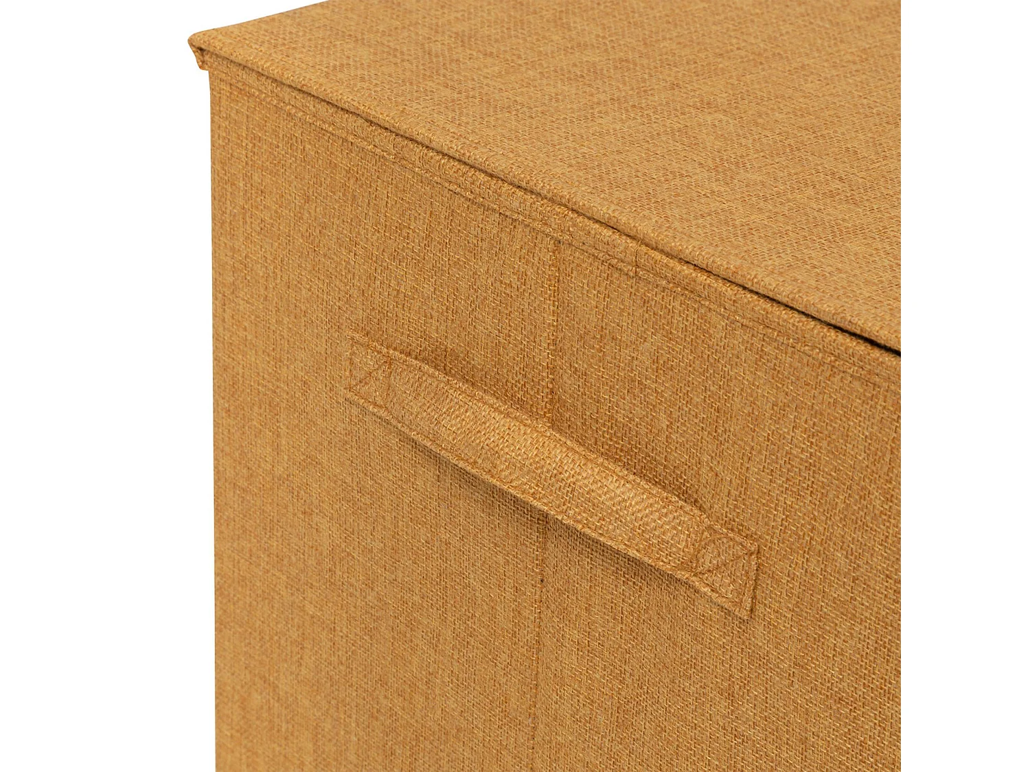 Panier à Linge Avec Séparateur "Colors" 74L Jaune Moutarde