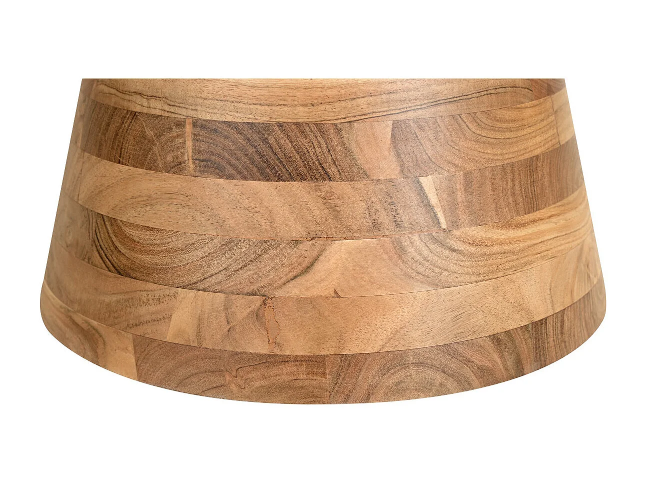 Runder Couchtisch aus Massivholz D80 MATERA