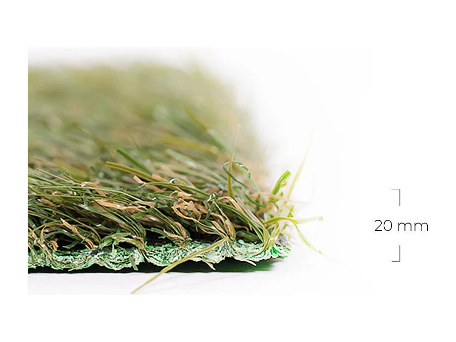 Kunstgras - " Green Essen 20 " - 1 x 4 x 0.02 m - Groen