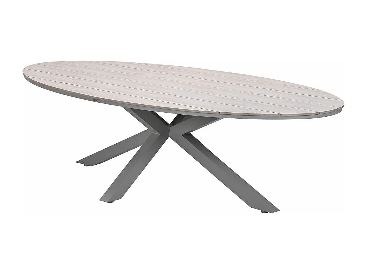 Table de jardin Garden Impressions Tulli - aspect teck clair 280x140 cm