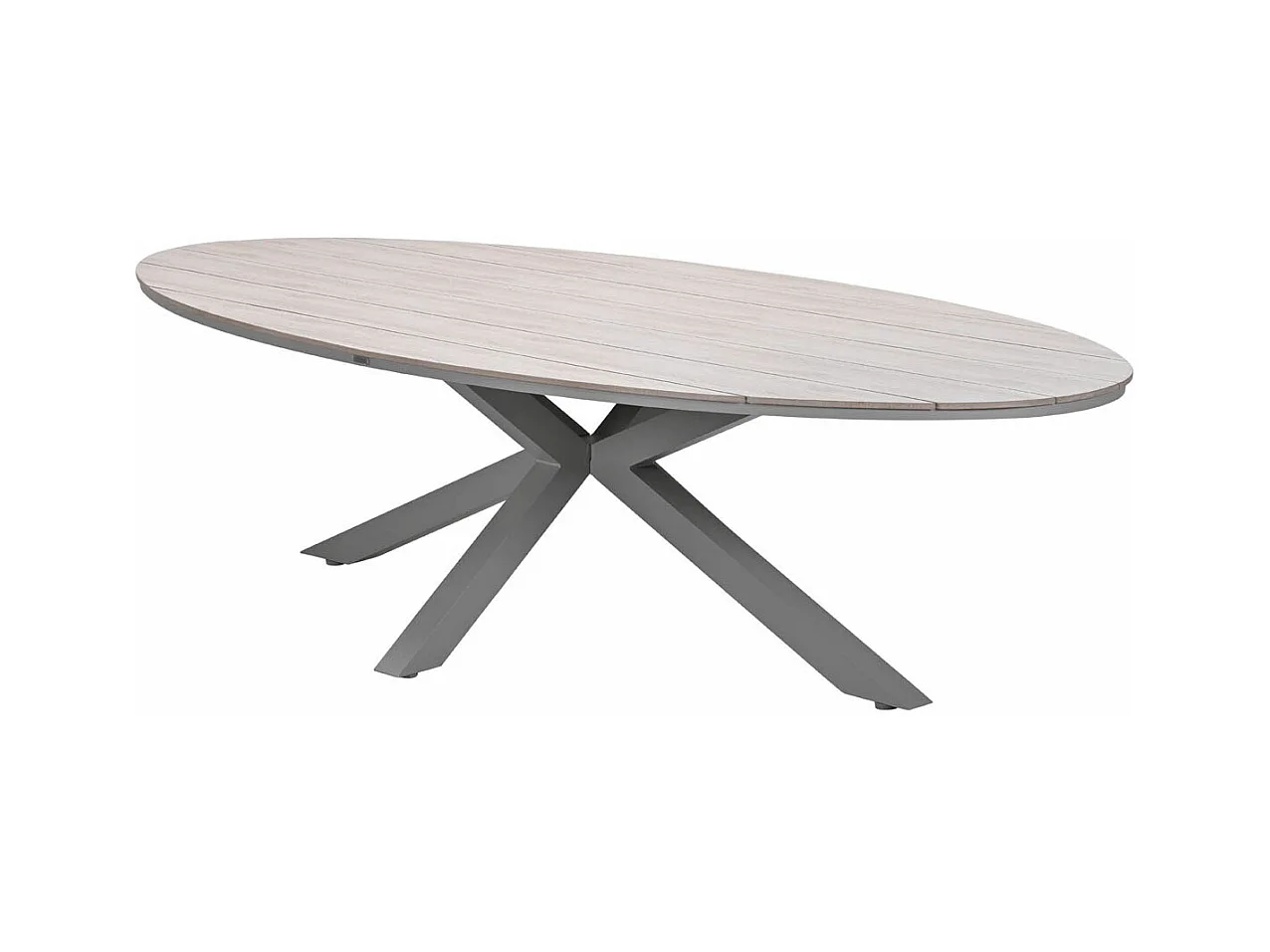 Table de jardin Garden Impressions Tulli - aspect teck clair 280x140 cm