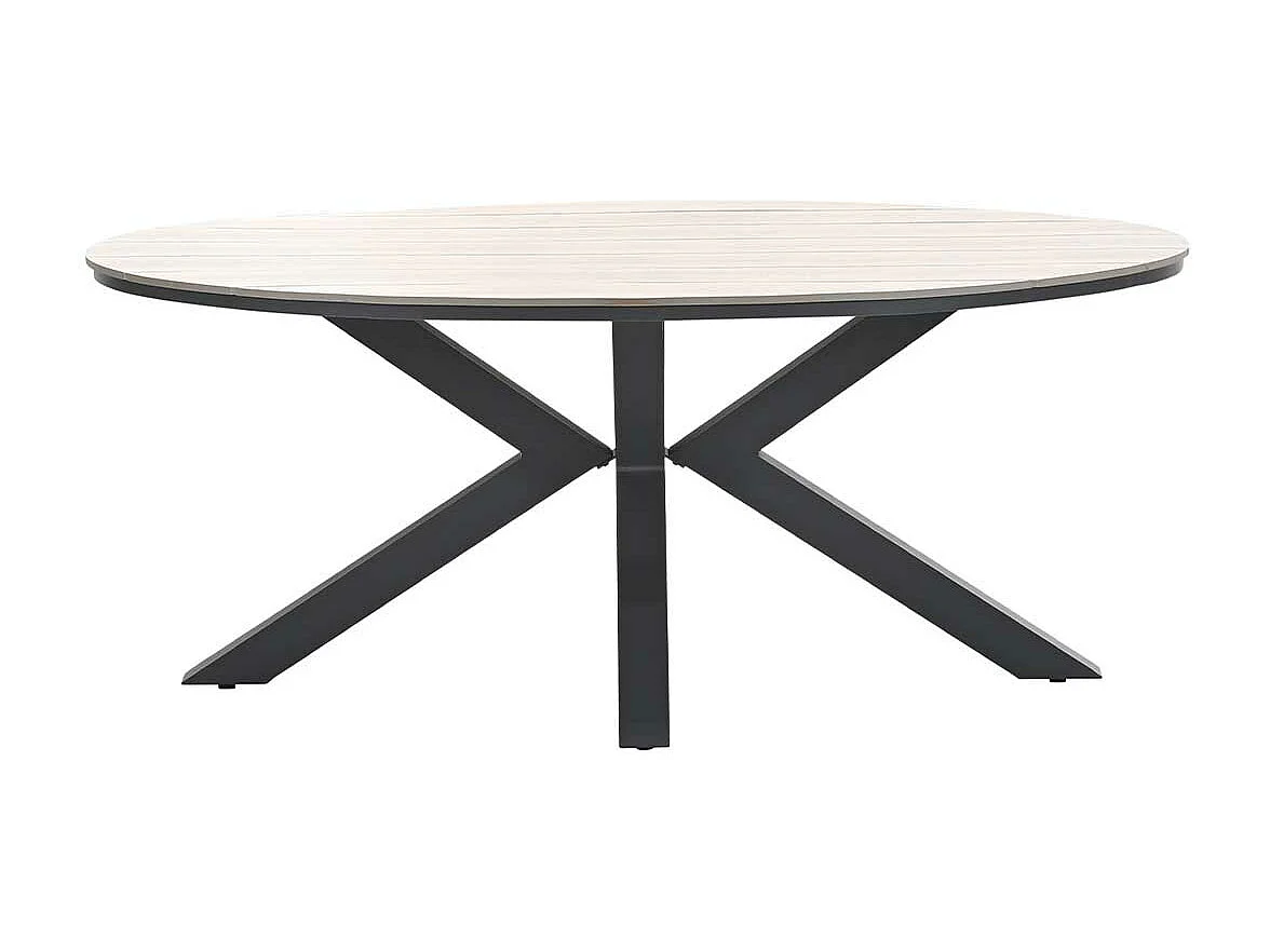 Garden Impressions Tulli tuintafel 180x115 cm - light teak look