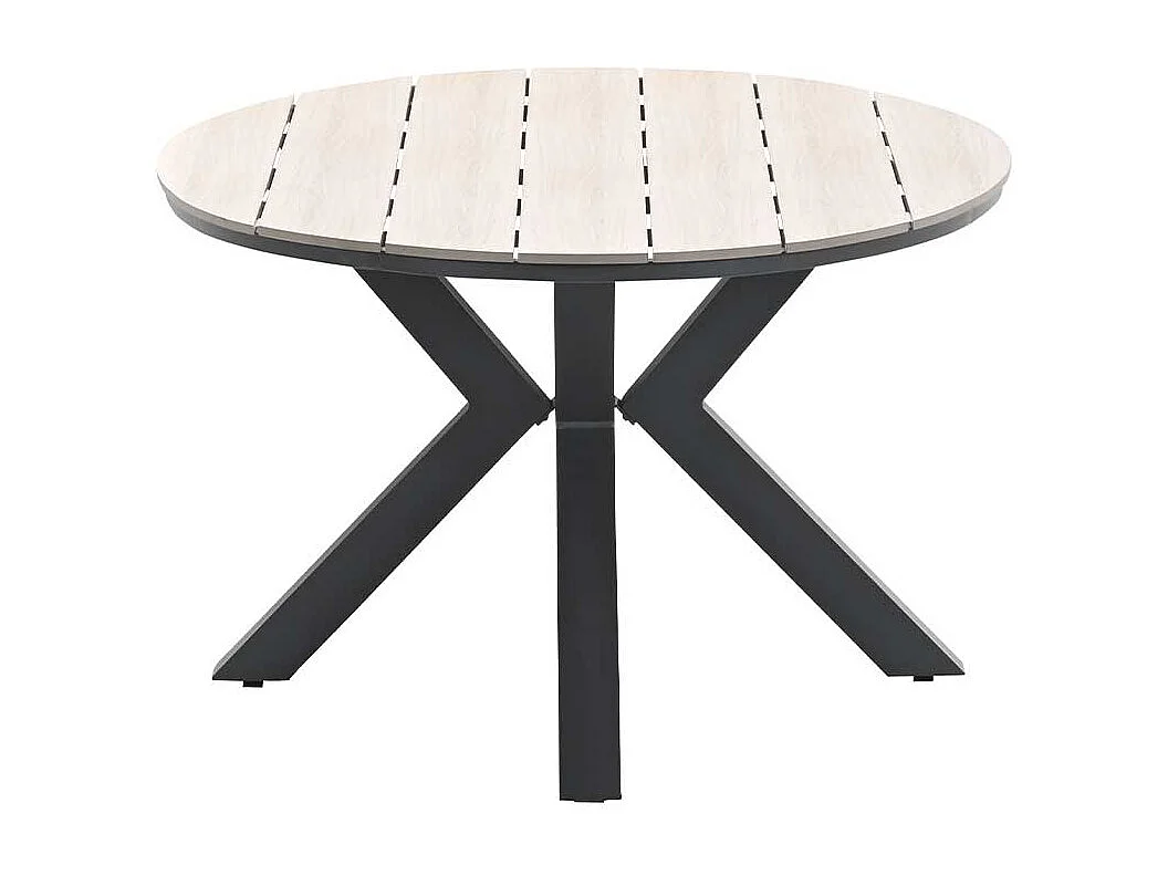 Table de jardin ovale Garden Impressions Tulli gris foncé 220x115 cm