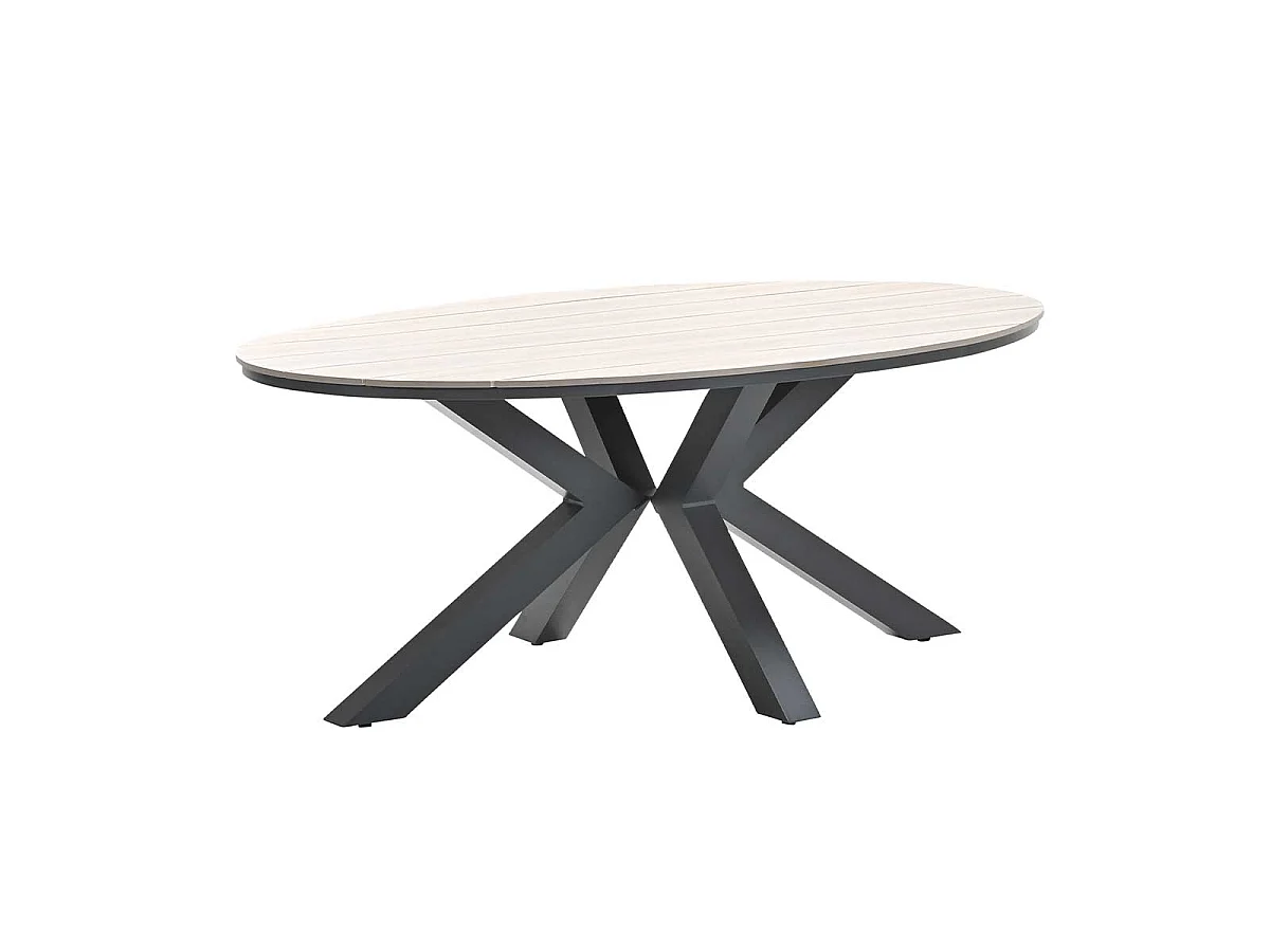 Garden Impressions Tulli tuintafel 180x115 cm - light teak look