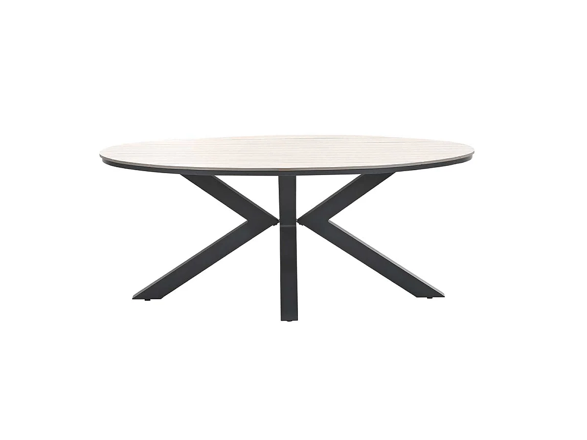 Garden Impressions Tulli tuintafel 180x115 cm - light teak look