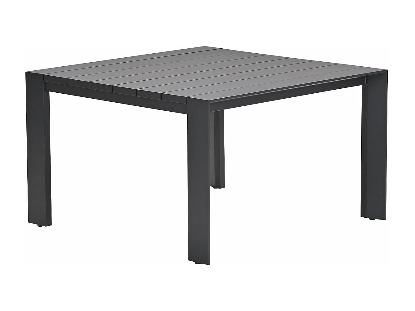 Garden Impressions Malakka lounge dining tafel 111,5x111,5 cm - donker grijs