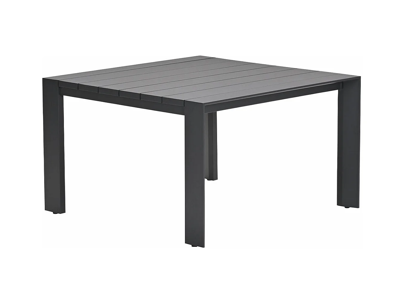Table à manger lounge Garden Impressions Malacca gris foncé 115,5x115,5 cm