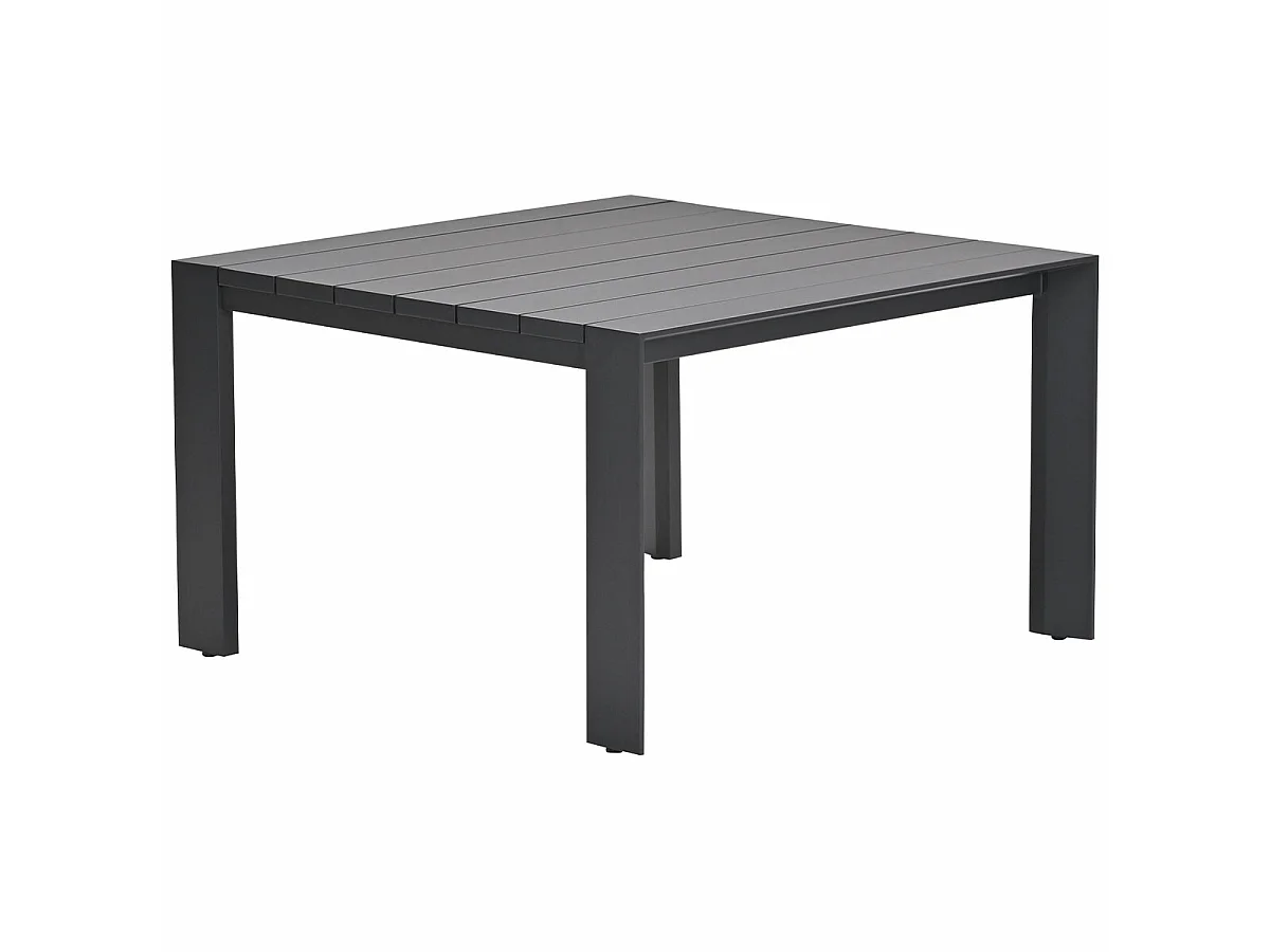 Garden Impressions Malakka lounge dining tafel 111,5x111,5 cm - donker grijs