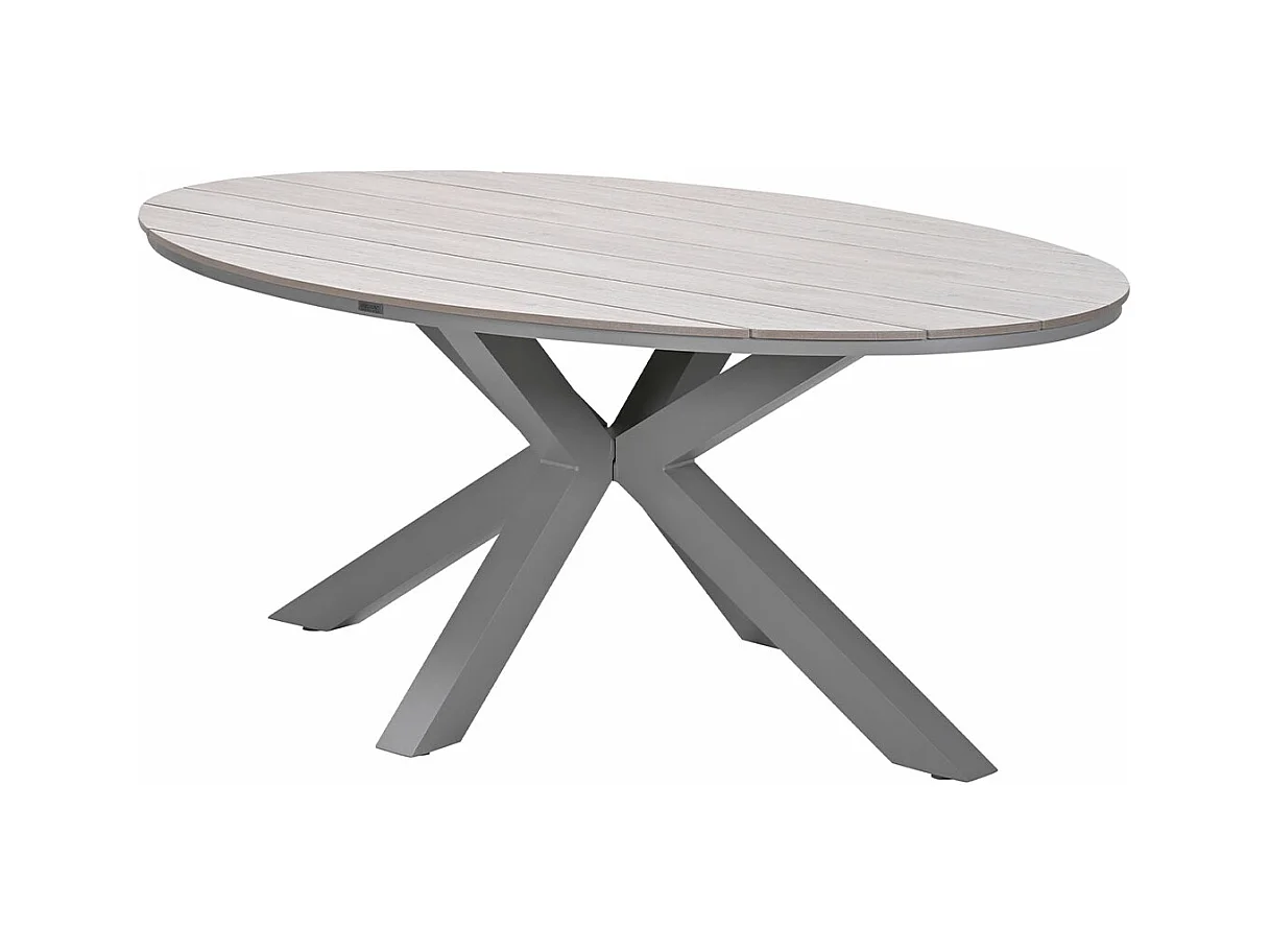 Table de jardin Garden Impressions Tulli - aspect teck clair 180x115 cm