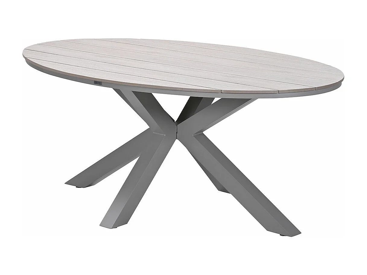 Table de jardin Garden Impressions Tulli - aspect teck clair 180x115 cm
