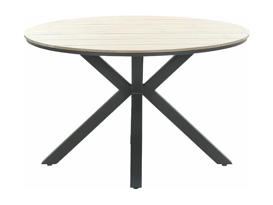 Garden Impressions Tulli tuintafel Ø122 cm - licht bruin