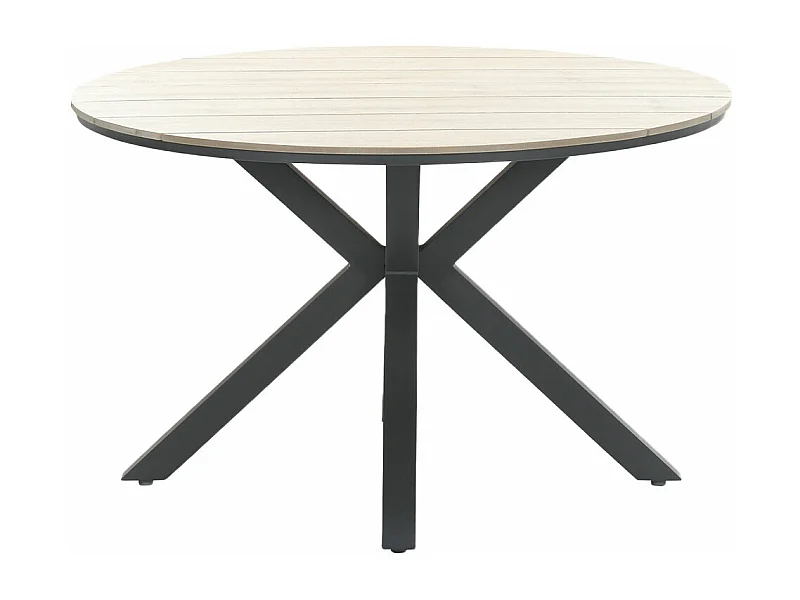 Garden Impressions Tulli tuintafel Ø122 cm - licht bruin