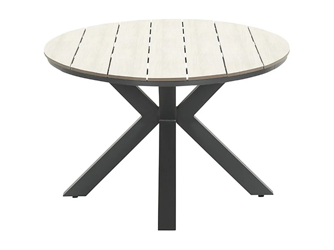 Table de jardin ovale Garden Impressions Tulli teck clair vironwood 280 x 140 cm