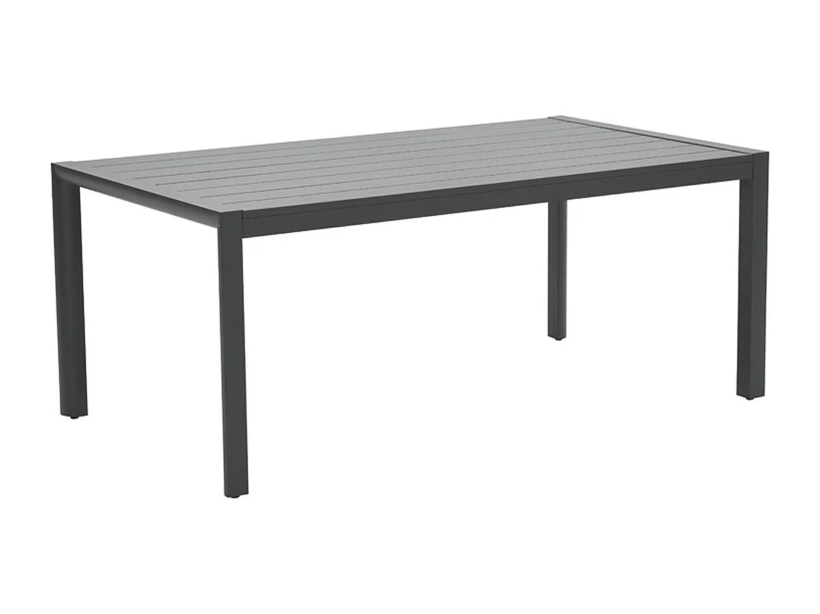 Garden Impressions Adana tuintafel 180x100 - donker grijs