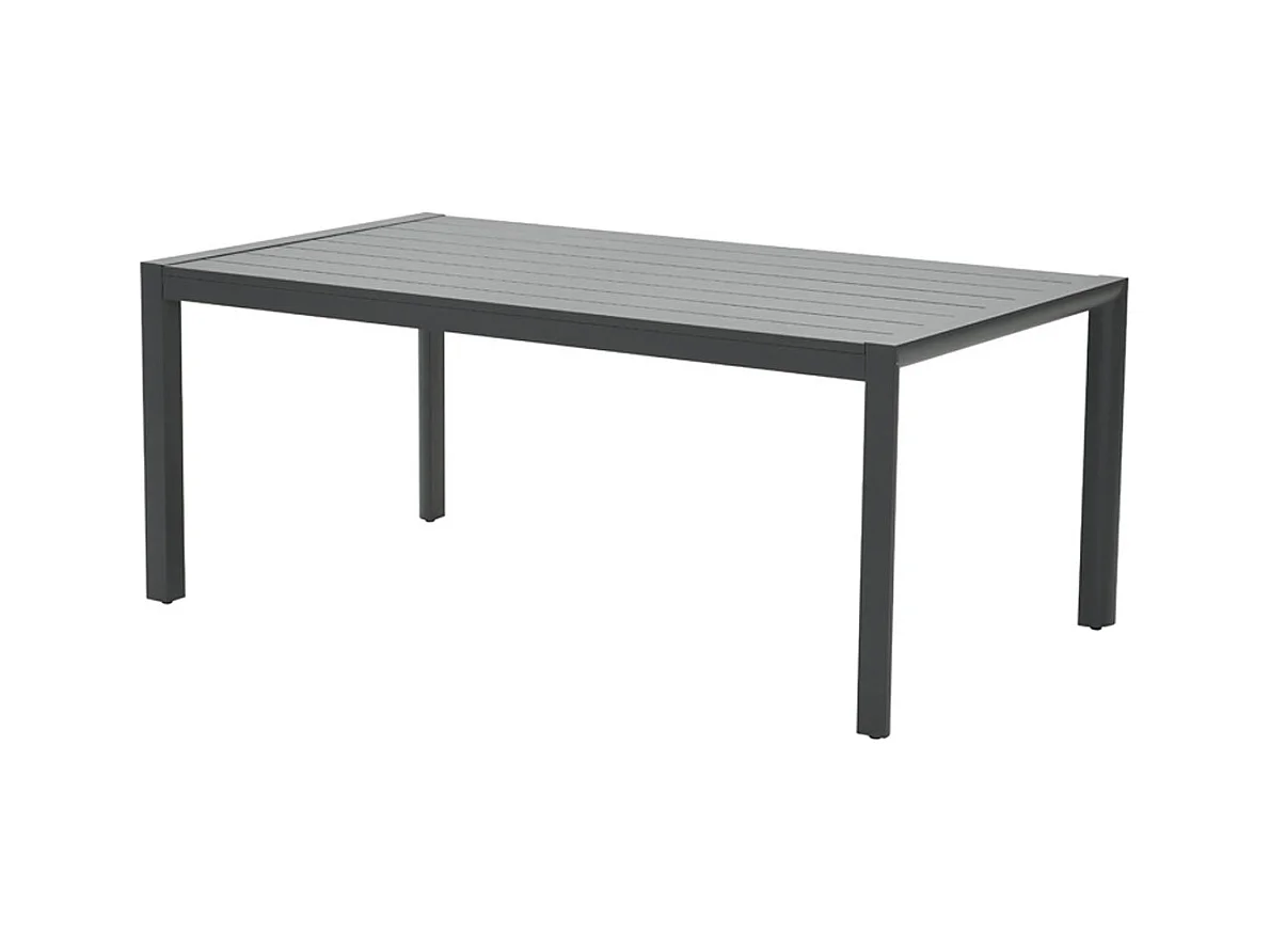 Garden Impressions Adana table de jardin 180x100 - gris foncé