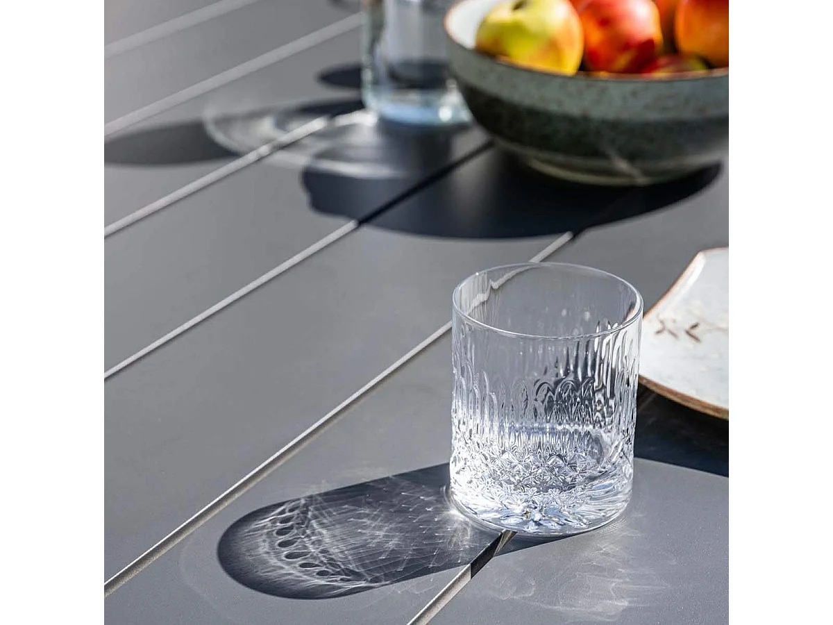 Garden Impressions Adana tuintafel 180x100 - donker grijs