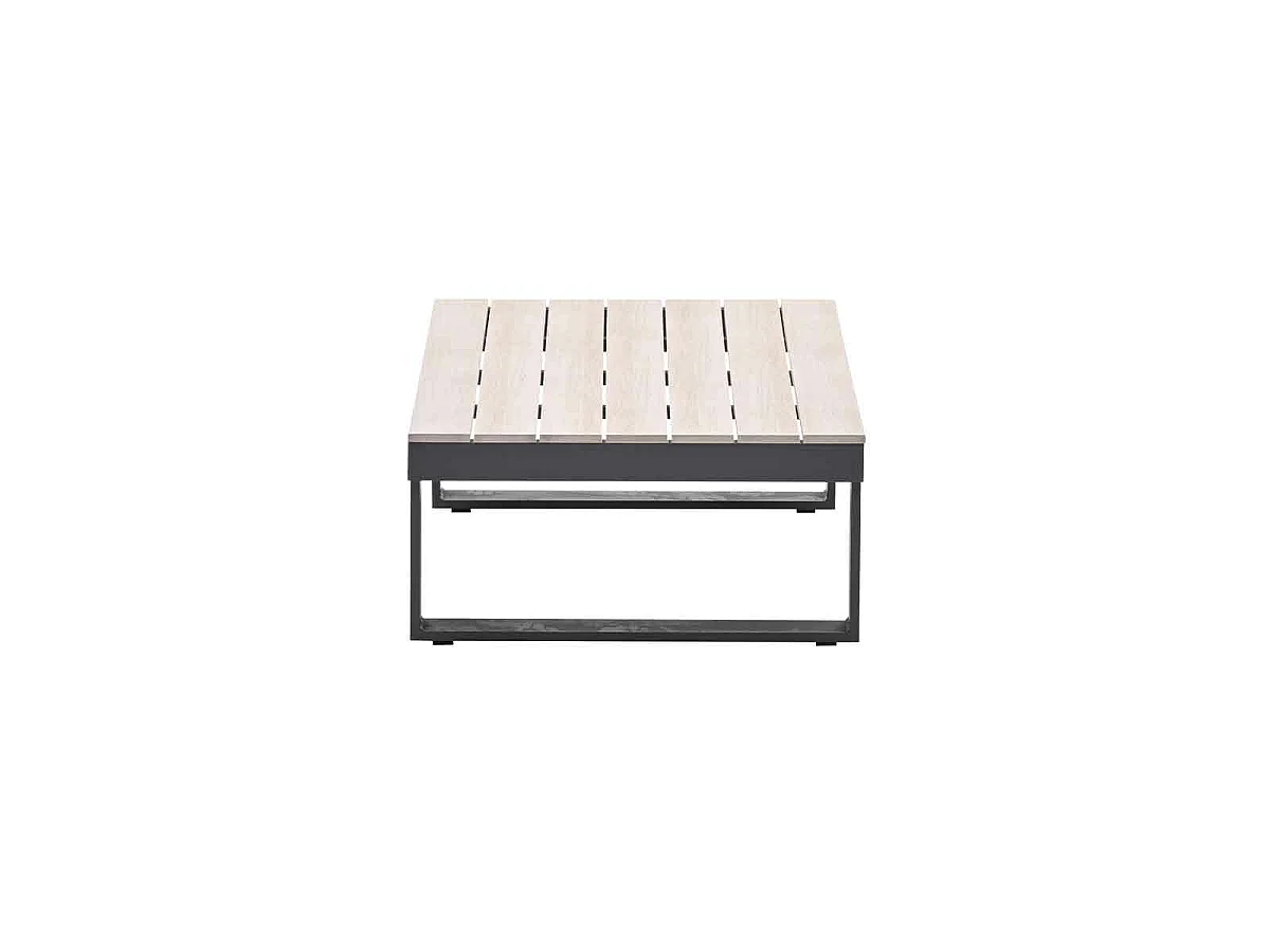 Garden Impressions gabon loungetafel 130 x 70 cm - donker grijs