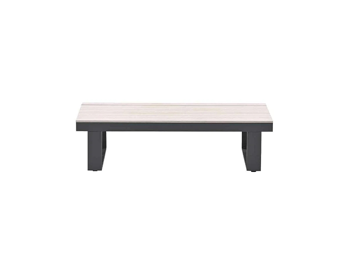 Garden Impressions gabon loungetafel 130 x 70 cm - donker grijs
