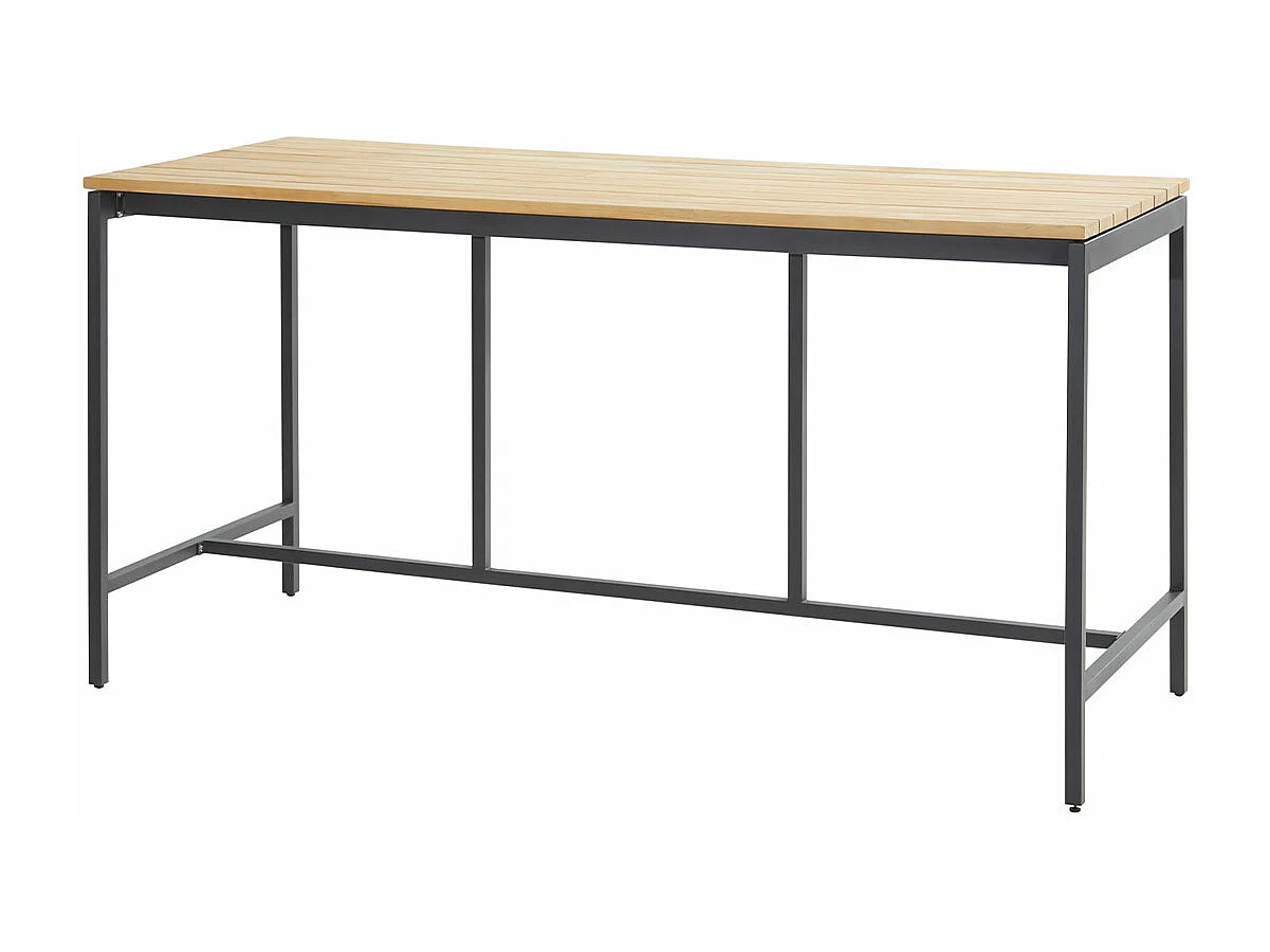 Table de bar de jardin 4 Seasosn Taste Taverna teck 200 x 85 x 105 cm