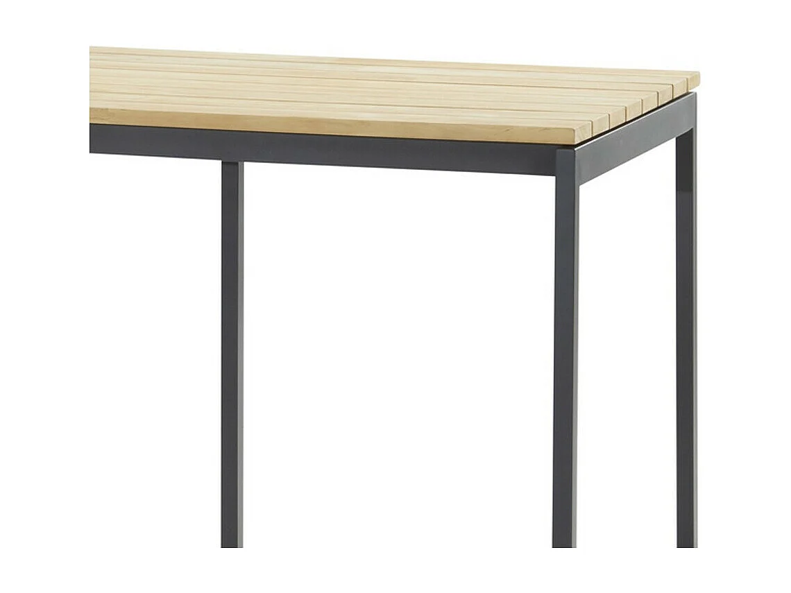 Table de bar de jardin 4 Seasosn Taste Taverna teck 200 x 85 x 105 cm