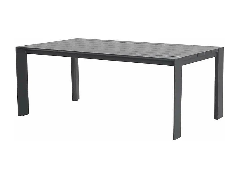 Garden Impressions Malakka lounge dining tafel 170x97 cm - donker grijs