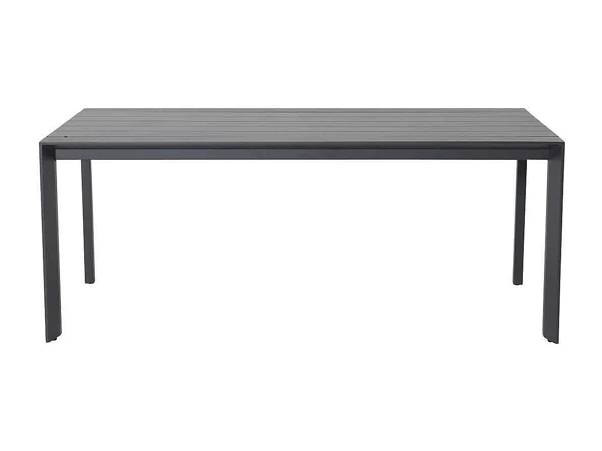 Garden Impressions Malakka lounge dining tafel 170x97 cm - donker grijs
