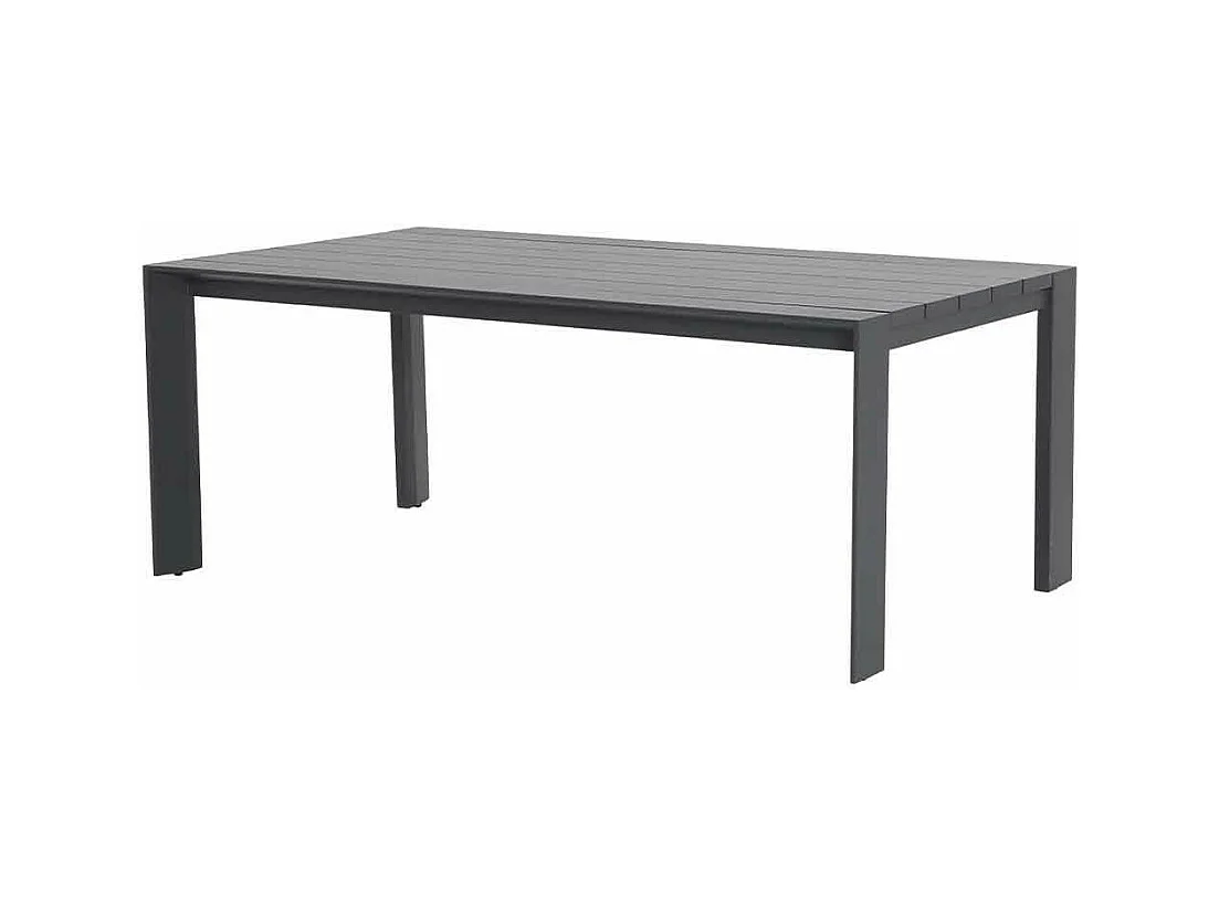 Table à manger lounge Garden Impressions Malacca gris foncé 170x100 cm