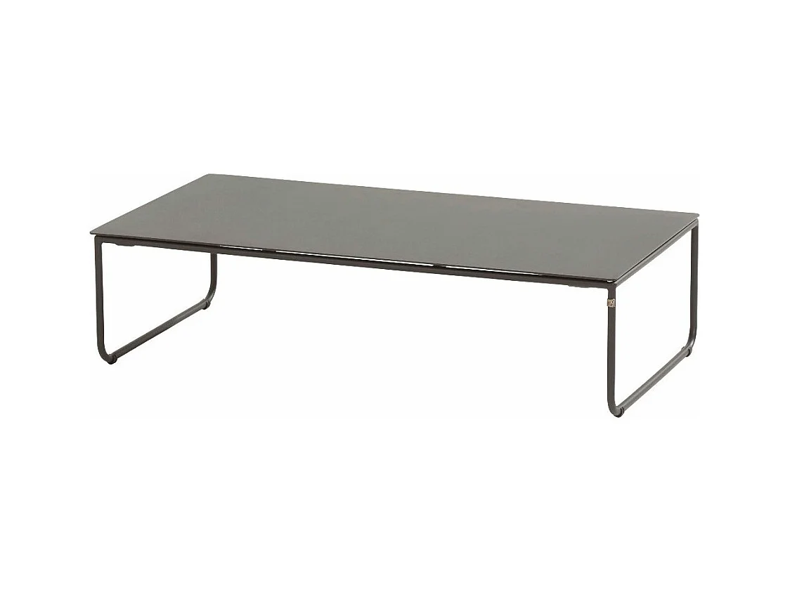 Table de salon de jardin 4 Seasons Dali gris foncé 110 x 60 x h 30cm