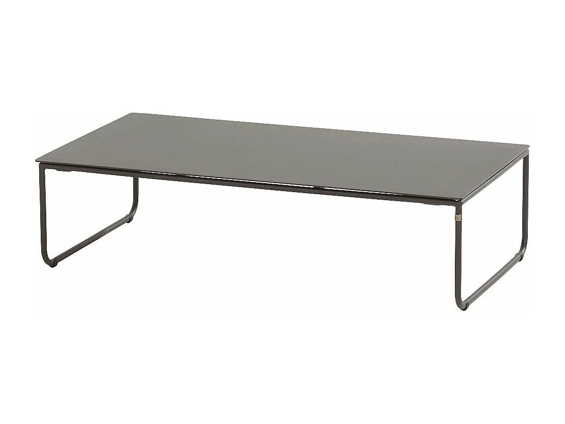 Table de salon de jardin 4 Seasons Dali gris foncé 110 x 60 x h 30cm